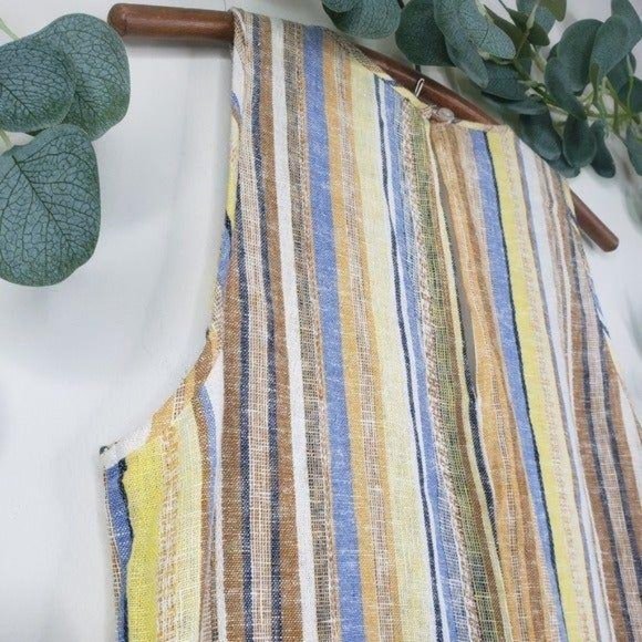 Anthro Drew Cole Lemon Jumpsuit NWT MED - Picture 8 of 8